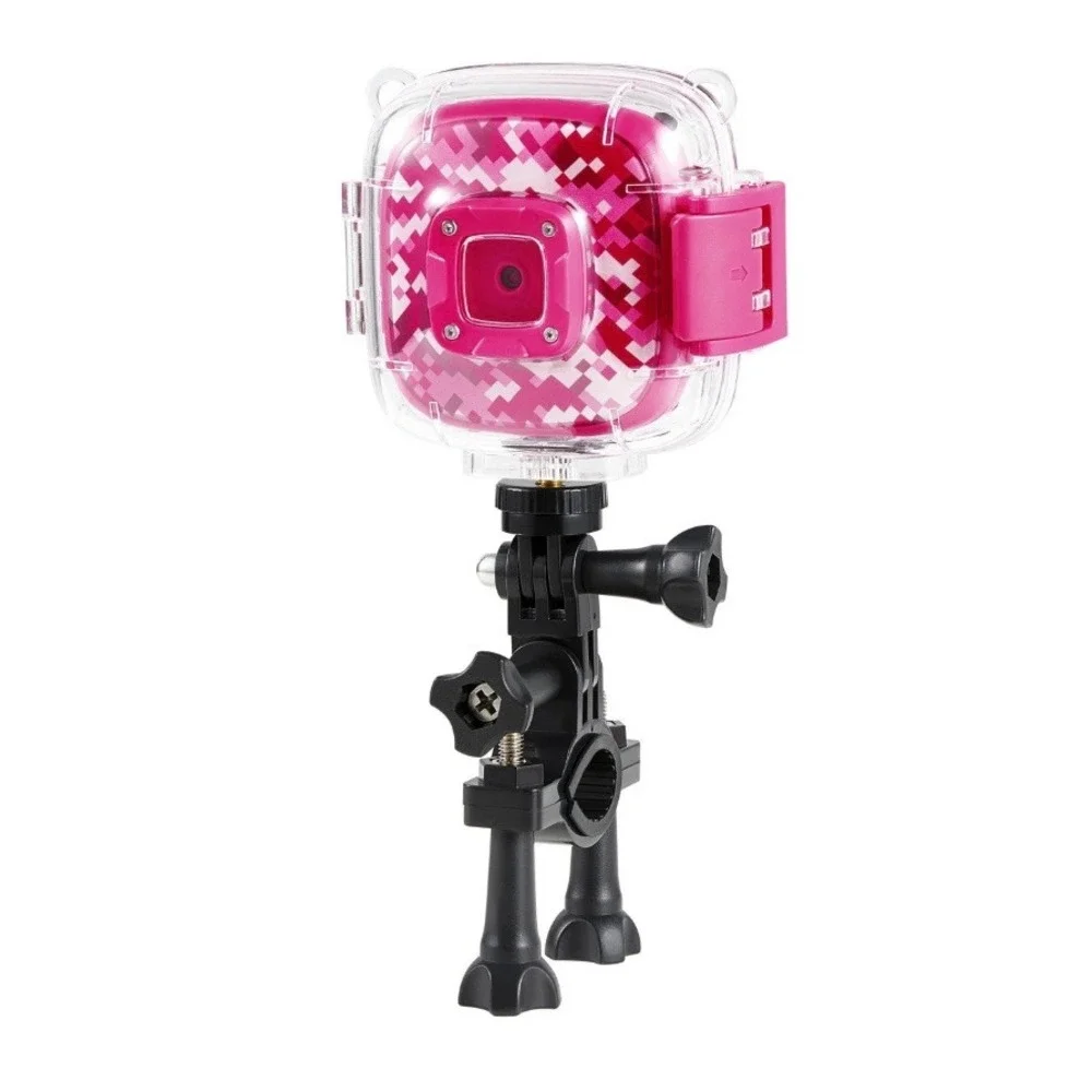 NEW Kids Tech‎ Ultimate Kids Action Camera Photos Videos Waterproof Case Pink